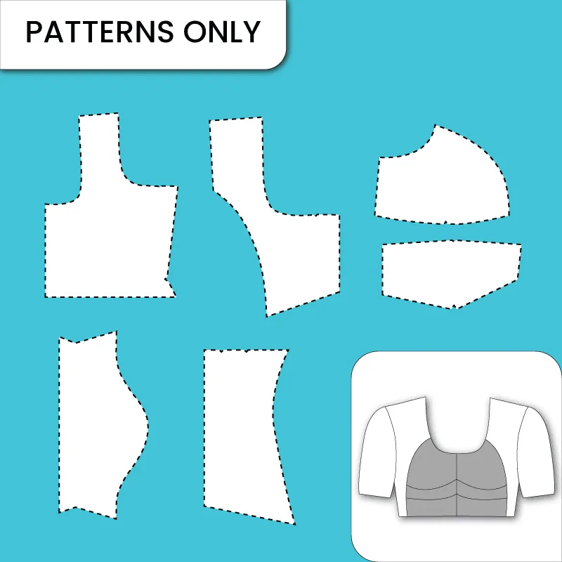2 Piece Katori Blouse paper pattern