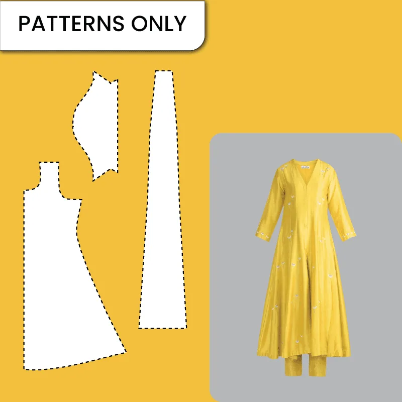 Rasakali Top Full Height paper pattern